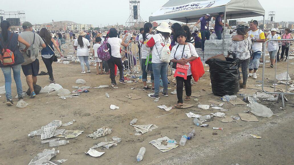 Papa Francisco en Perú: ¿cuánta basura se generó en el país durante sus actividades?