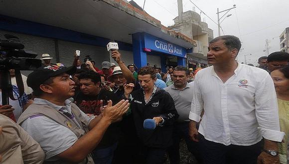 Terremoto en Ecuador: Rafael Correa agradece apoyo de los peruanos 