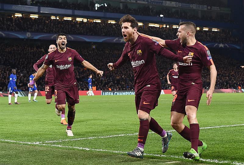 ​Barcelona, con gol de Messi, empata 1-1 al Chelsea en Stamford Bridge