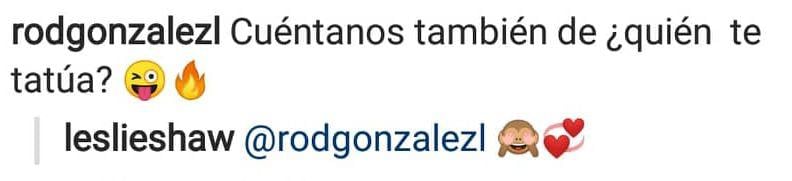 Leslie Shaw habría iniciado una relación con el tatuador Stéfano Alcántara. (Foto: Captura Instagram)