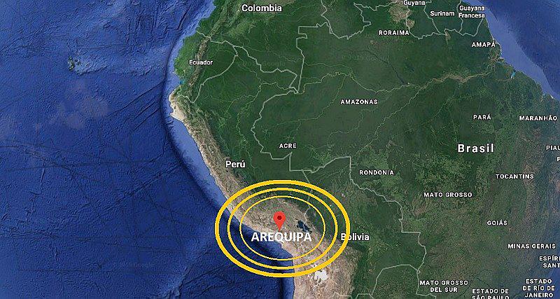 Arequipa: sismo de magnitud 4.8 sacudió Acarí, en Caravelí