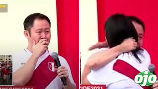 Kenji Fujimori llora al recordar su lucha contra el COVID-19 y Keiko lo abraza | VIDEO