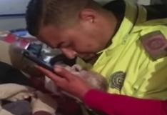 Policía logra reanimar a bebé recién nacida siguiendo instrucciones por celular | VIDEO