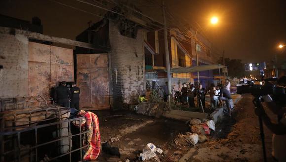 Explosión en taller deja un fallecido en Campoy. Foto: César Grados/GEC
