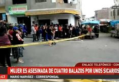 Sicario asesina de 4 balazos a mujer que conversaba con familiar en puesto de golosinas
