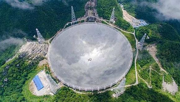 China concluye la construcción del mayor radiotelescopio del mundo 