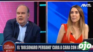 Rafael López Aliaga a Juliana Oxenford: “Eres asesina, grábate eso” | VIDEO 