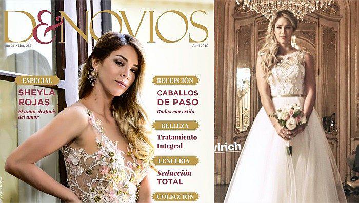 Sheyla Rojas es portada de revista de novias antes de anunciar la cancelación de su boda 