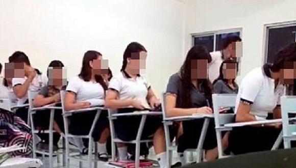 Facebook: profesor abandona el aula durante examen y descubre esto (FOTO)