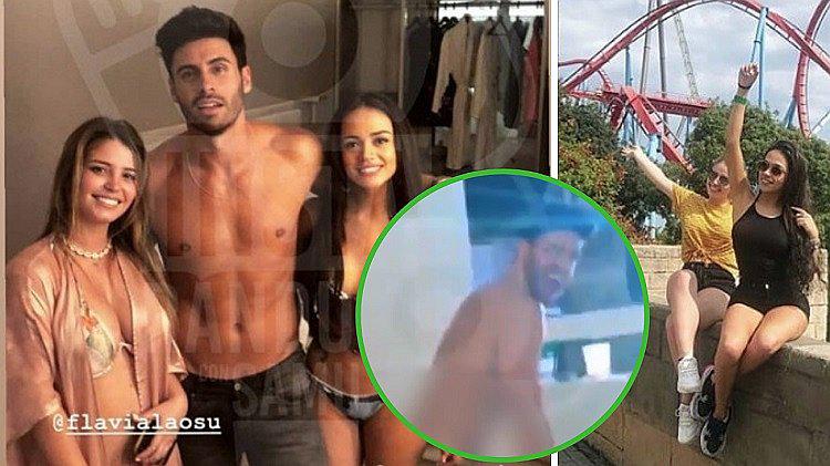 ​Flavia Laos y Mayra Goñi tuvieron fiesta loca con chico reality español (FOTO y VÍDEO)