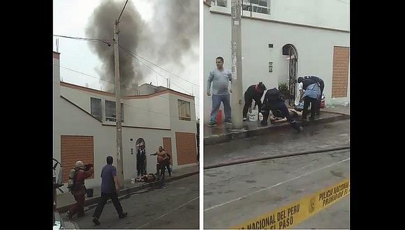 Anciana muere por salvar a su hijo en incendio de su vivienda en Surquillo (FOTOS)
