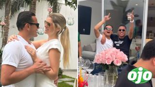 “Fiesta patronal”: Brunella Horna y Richard Acuña siguen celebrando por todo lo alto su boda 