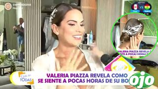 Valeria Piazza se casa con su novio Pierre: Así es el hermoso peinado que lucirá en su boda | VIDEO