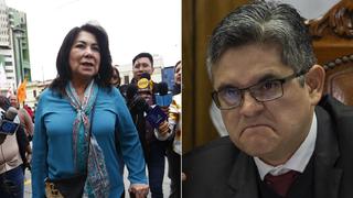 Martha Chávez enfurece contra José Domingo Pérez y juez le llama la atención 