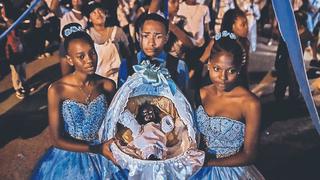 Pueblo colombiano de afrodescendientes celebra la Navidad en febrero