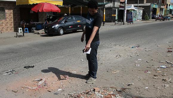 Surco: Explota dinamita y le vuela la pierna izquierda