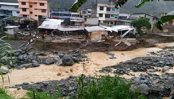 Ecuador: Al menos cuatro muertos y 300 afectados por desbordamiento de río