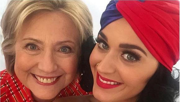 Katy Perry demostró así ser la mejor fan de Hillary Clinton