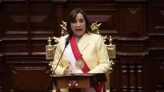 Dina Boluarte al Congreso : “Solicito una tregua política para instalar un Gobierno de unidad nacional”