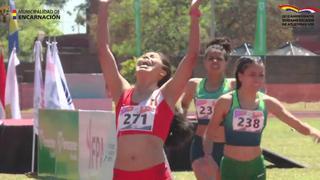 Anita Poma es nueva campeona de los 800 metros planos de Sudamericano U18 en Paraguay