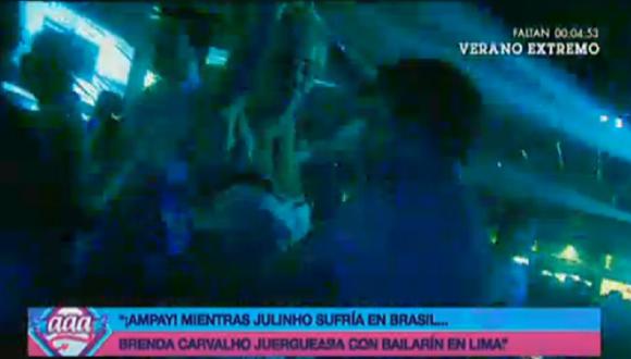 Brenda Carvalho salió a bailar con su amigo y le habría sido infiel a Julinho [VIDEO]