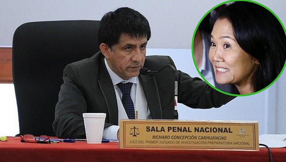 Poder Judicial lamenta separación de Richard Concepción Carhuancho del caso Keiko Fujimori