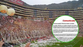 La Molina exige a Onagi prohibir eventos deportivos en el estadio Monumental