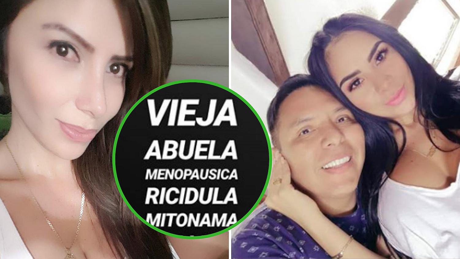 ​Milena Zárate destruye a la novia de Edwin Sierra: "eres fan de los viejitos con dinero"