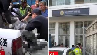 Vigilante es amordazado por ladrones y muere asfixiado en baño de Fiscalía (VIDEO)