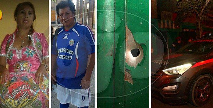 Pareja de cantantes folclóricos fue asaltada y baleada dentro de su vivienda en Comas (FOTOS y VIDEOS)
