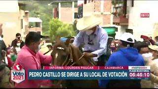 Pedro Castillo explica por qué no pudo dominar la yegua y casi se cae 