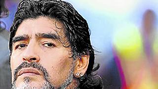 Maradona con bronca 