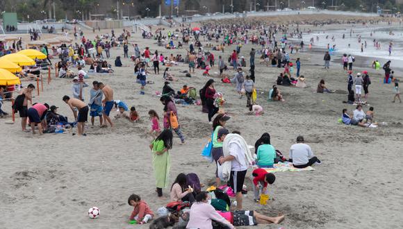El uso de las playas estará permitido en todas las provincias litorales del país, debido que estos espacios se encuentran en el nivel de alerta moderado. (foto: Renzo Salazar / @photo.gec)