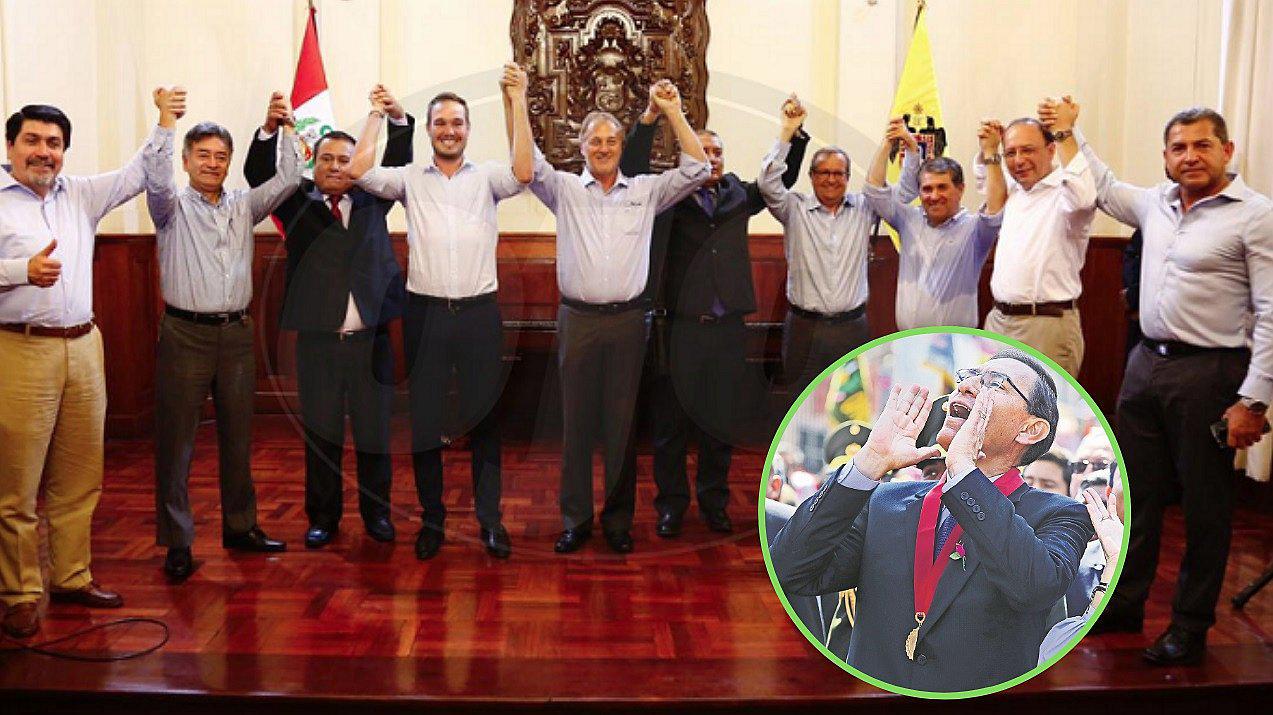​Presidente Martín Vizcarra aumentará el sueldo a los alcaldes