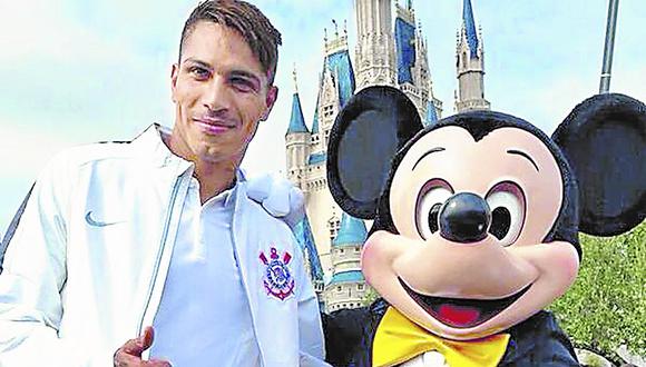 Paolo y Mickey en Disney 