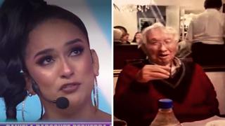 Daniela Darcourt llora porque no pudo despedir de su abuelito: “No pude abrazarlo, ni decirle ‘vete tranquilo’” | VIDEO 