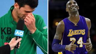 Novak Djokovic rompe en llanto al recordar a Kobe Bryant: “Era mi mentor” | VIDEO