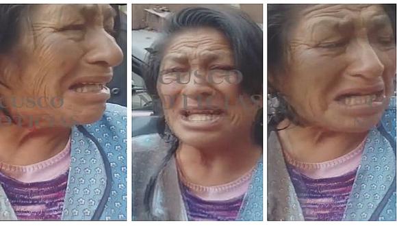Denuncian agresión de ancianita por parte de serenos en Cusco (VIDEO)