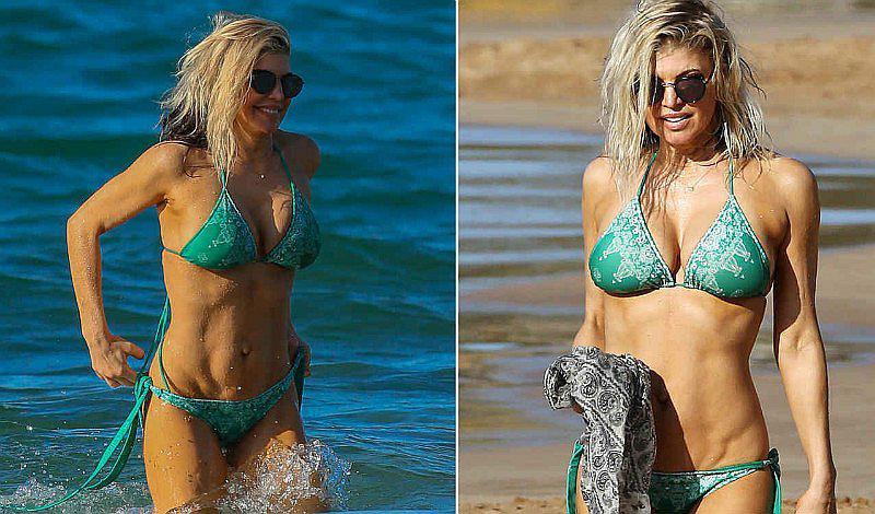 Omg! Fergie causa furor en sexy bikini a sus 41 años