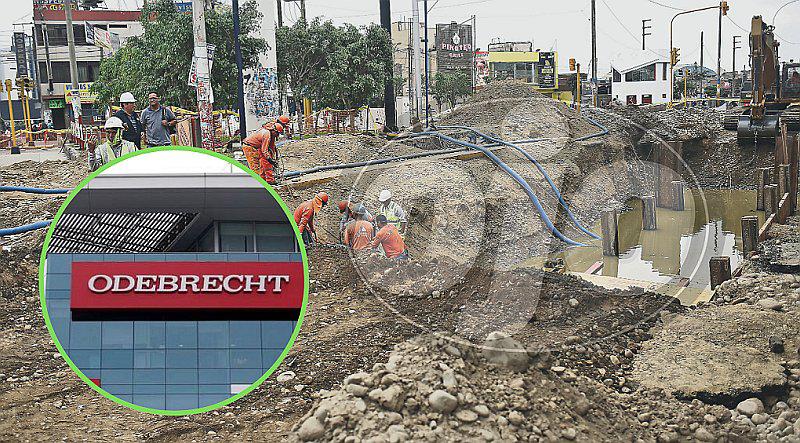 Responsabilizan a Odebrecht de rotura de tubería y aniego en SJL (VIDEO)