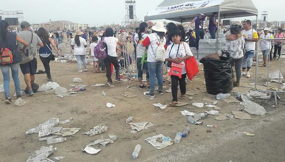 Papa Francisco en Perú: ¿cuánta basura se generó en el país durante sus actividades?
