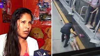 Mujer que cayó a vía del Metropolitano rompió su silencio (VIDEO)