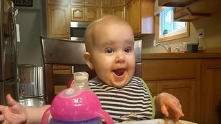 YouTube: Bebé con maléfica y contagiosa risa es la sensación en Internet [VIDEO]