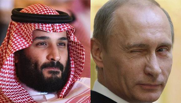 Vladimir Putin consuela a príncipe saudí tras de derrota frente a selección rusa