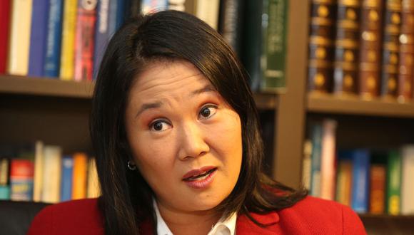 Keiko Fujimori fue la primera candidata en presentar formalmente una solicitud de inscripción de su plancha presidencial ante el Jurado Electoral Especial de Lima. (Foto: Grupo El Comercio)