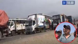 “Cómo es posible que un tráiler pague más de S/1.000 de Lima a Tumbes en peaje”: transportistas de carga pesada acatan paro