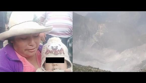 Cerro se derrumba y mata a padre de familia y sus tres niñas (VIDEO)
