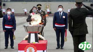 FF.AA. homenajearon a los héroes que lucharon contra el terrorismo frente al Premier Guido Bellido 