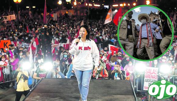Keiko Fujimori asegura que no aceptará la eventual proclamación de Pedro Castillo. (Foto: GEC).