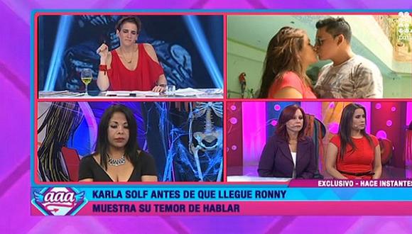 Ronny García: Karla Solf evidencia su temor a hablar en esta grabación [VIDEO]